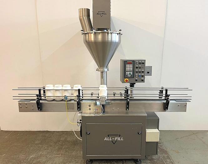 Used A K 15905 E - Auger Filler for Powders & Granules ALL-FILL SHA - Automatic